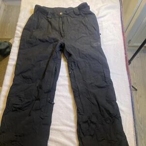 Crane Sports Insulated Snow Pants Winter Unisex Medium Black Skiing Snowboard